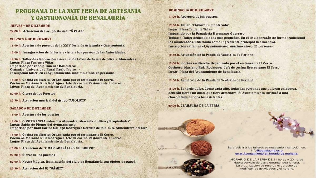 feria-artesania-gastronomia-benalauria-actos-2023