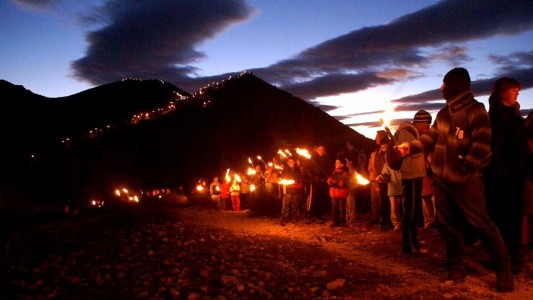 El camino iluminado anuncia la inminente llegada de los Reyes Magos en Elda: Foto: Turismo Elda