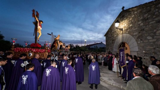 Procesión del Alba en la madrugada del Viernes Santo. Foto: Gabino Cisneros